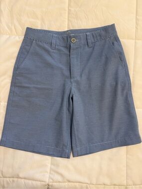 Southern Tide Boys Light Blue Striped Waistband Shorts Size 10